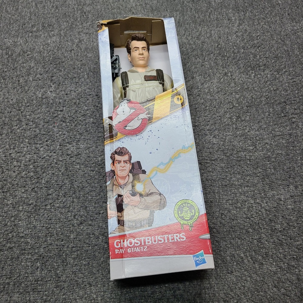 Hasbro Ghostbusters Ray Stantz Action‎ Figure Kids 12 Inch Tan New Damaged Box